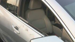 Gunfire caught on camera as man confronts car burglars at Hollywood apartment complex [upl. by Ydnir]