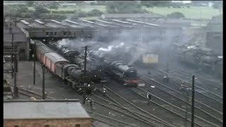 Lostock Hall Engine Shed 1968 BritishRailways [upl. by Eneleahs]