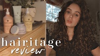 hairitage by mindy review  curly wavy hair [upl. by Neeron]