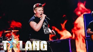 Studion förvandlas till en rockkonsert när Oliver Rytting intar scen – Talang 2017  Talang TV4 [upl. by Festa]