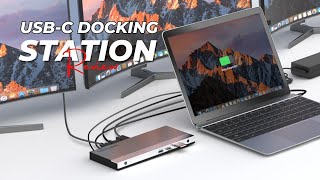 WAVLINK USBC Docking Station with 130W Charger The Ultimate Laptop Dock Review  Docking Station [upl. by Glavin490]