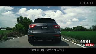 Maserati Levante Trofeo V8 w TNEER Full System amp Catless Downpipe [upl. by Ares]