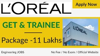 LOréal Recruitment 2023  Off Campus Drive 2023  Fresher Mechanical Chemical Production Engineer [upl. by Yelnikcm]