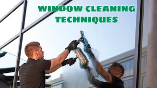 Traditional Window Cleaning Techniques – Tutorial Video 2  UNGER [upl. by Kevina]