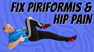 Chronic Piriformis amp Hip Pain Fix It Yourself 3 Steps [upl. by Aniweta]