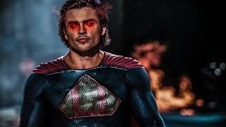 Smallvilles Tom Welling as Superman Theme from Superman Movie [upl. by Rabah773]