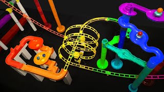 MAGIC marble run race  Satisfying Compilation [upl. by Silvano217]