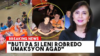 Leni Robredo Spotted sa Gitna ng BAHA [upl. by Arinay457]