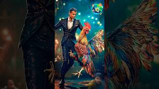 Ronaldo Fuses with A barcelos rooster onAGT americagottalent agt talent shorts halloween [upl. by Suiratnauq897]