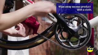 How To Lubricate A Bicycle Chain with WD40 Specialist® Bike Chain Lube [upl. by Iruam453]