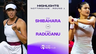 Ena Shibahara vs Emma Raducanu  2024 Nottingham Round 1  WTA Match Highlights [upl. by Greenburg274]