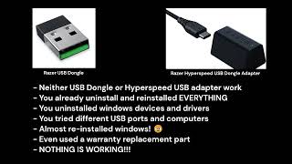 RAZER Wireless Mouse USB Dongle not working FIXSOLUTION [upl. by Suiluj]