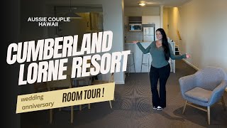 Cumberland Lorne Resort Room Tour Australia on Great Ocean Road Victoria Wedding Anniversary Stay [upl. by Nyraf]