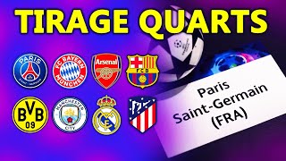 🔴 DUR POUR LE PSG TIRAGE AU SORT DES QUARTS DE FINALE DE LIGUE DES CHAMPIONS  LIVE [upl. by Ailsun425]