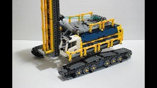 Lego Technic Heavy Drill Rig 42055 C model [upl. by Cordelia]