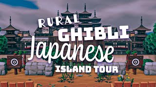 The Most Incredible Rural Japanese Island Tour 🎍 Bosky by Kinoto  Animal Crossing New Horizons [upl. by Eitnom]