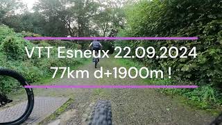 VTT Esneux 22092024 77km d1900m [upl. by Amos]