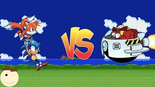 Sonic And Tails Vs Robotnik [upl. by Mckinney378]