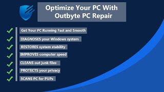 How to optimize a Windows PC using Outbyte PC Repair [upl. by Vergos]