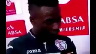 Footballer thanks his wife and girlfriend he really is a player 😂greatest MOTM speech of all time [upl. by Aicen]