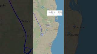 Interesting IndiGoaround’s Indigo A321neo Flies into Cyclone Fengal [upl. by Edlin]