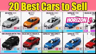 20 Best Cars to Sell in Forza Horizon 5 Spring season Series 3 [upl. by Atena947]