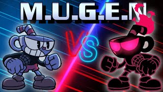 Cuphead FNF vs Cuphead FNF  Mugen Battle [upl. by Aelber]