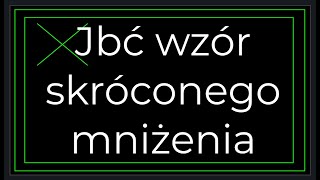 Matura 2020 zadanie 1 Najdokładniejsze rozwiązanie Wzór skróconego mnożenia [upl. by Drwde45]