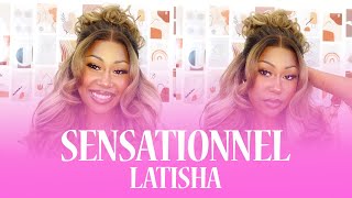 Sensationnel Synthetic Cloud9 What Lace Wig  LATISHA EBONYLINECOM [upl. by Waddington]