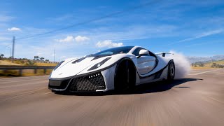 Driving the NEW GTA Spano  Forza Horizon 5 [upl. by Nauh]