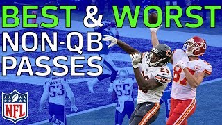 Best Throws amp Worst Fails from NonQB Passes in the 2017 NFL Season  NFL Highlights [upl. by Margarethe79]