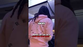 Rapper Lost 5000 on a Plane And Went CRAZY😳 [upl. by Sension]