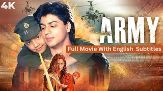 Army Full Hindi Movie With English Subtitles  Shahrukh Khan amp Sridevi  Bollywood Blockbuster [upl. by Eiramlatsyrc]