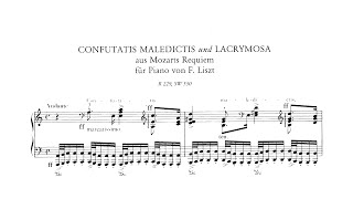 MozartLiszt Confutatis maledictis aus dem Requiem K626 von Mozart audio  sheet music Thurzó [upl. by Herrick]