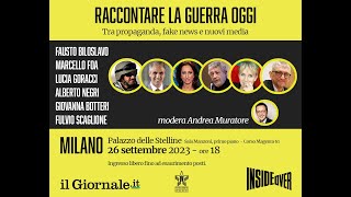 RACCONTARE LA GUERRA OGGI tra propaganda fake news e nuovi media [upl. by Sharla437]