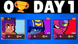 I made a quot0 Trophyquot account  22 Free Brawlers [upl. by Jariah]