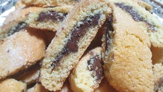 Biscotti ripieni di Nutella  Nutella biscuits [upl. by Gibbie]