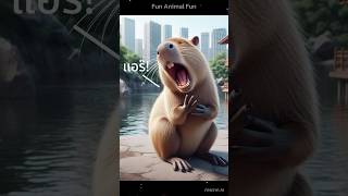 รู้หรือไม่ ทำไมคาปิบาราถึงร้องให้ fun animals cute [upl. by Thelma702]