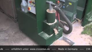 Pelletpresse quotPM200quot Holzpellets selber herstellen Cissonius GmbH [upl. by Anilave]