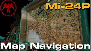 DCS Mi24P Hind Moving Map Navigation Tutorial [upl. by Dahsra468]