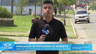 PARALISAÇÃO DE PROFESSORES EM MORRETES [upl. by Herbie]