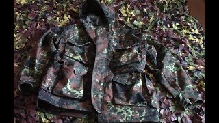 Kommandojacke MFH Smock Rip Stop flecktarn [upl. by Eileme484]