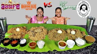 BIRYANI SPOTs IN ERODE AASIFA BIRYANI  THINDUKAL THALAPPAKATTI  JUNIOR KUPPANNA BARBEQUE NATION [upl. by Aveline]