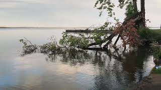 Fishing at former Plattsburgh Air Force Base Marina and beach [upl. by Fadiman]