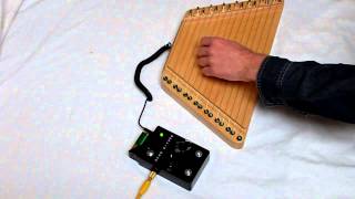 RC CIRCUIT BENT ECHO ZITHER ATMOSPHERIC STRINGS SOUND GENERATOR SYNTH [upl. by Ahsirk823]