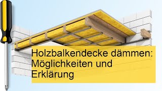 Holzbalkendecke dämmen Effektive Methoden und SchrittfürSchritt Anleitung [upl. by Ahsenrad]