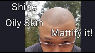 Shiny Head Removal with Zero Shine and ZSR Zero Shine Remover  SMP scalp micropigmentation [upl. by Treva]