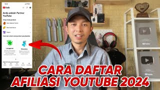 Cara daftar Program Afiliasi Youtube 2024 [upl. by Ailem]