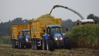 DeWa aangedreven silagewagens Loonbedrijf Reimink [upl. by Elliven]