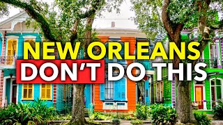 Things NOT to do when Visiting New Orleans  Travel Guide [upl. by Schlicher526]